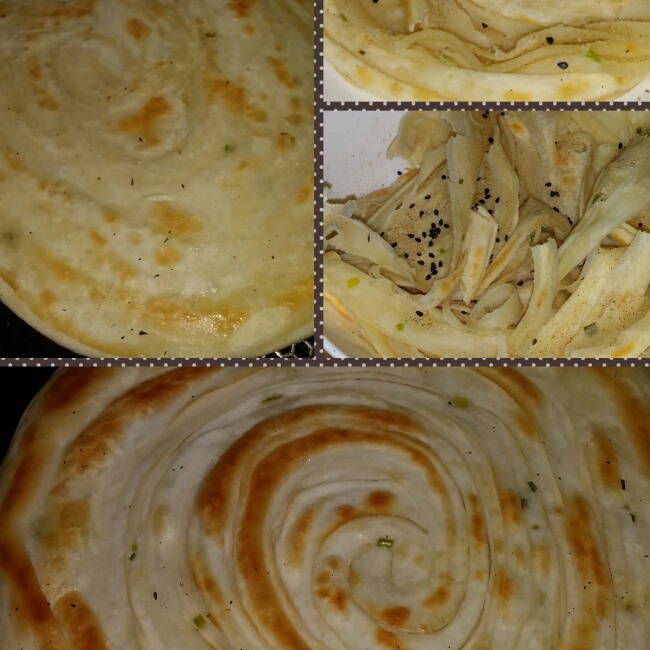 葱香手撕饼～非常美味的家常面饼