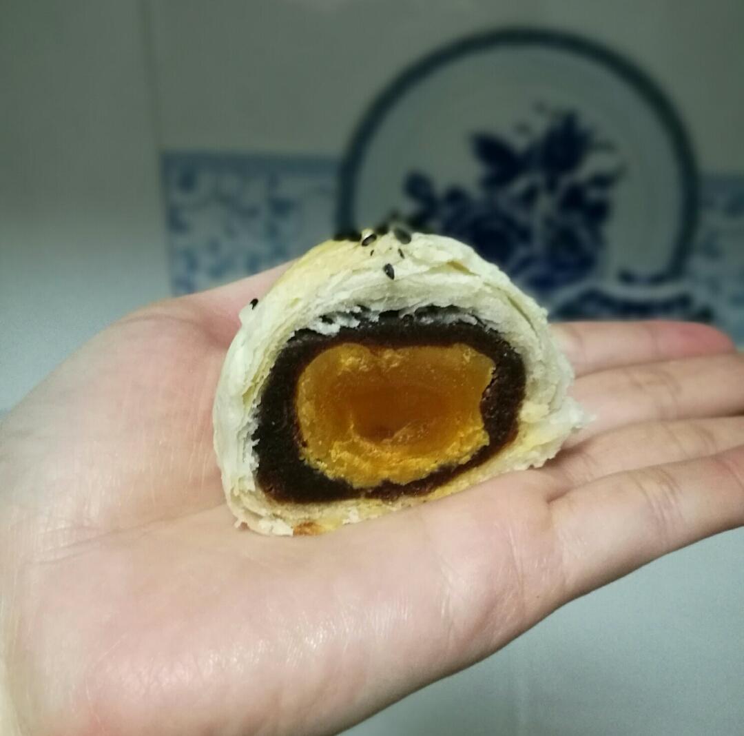 蛋黄酥~紫薯、抹茶、原味~花好月圆，中秋快乐~内附一次做六色蛋黄酥方法~