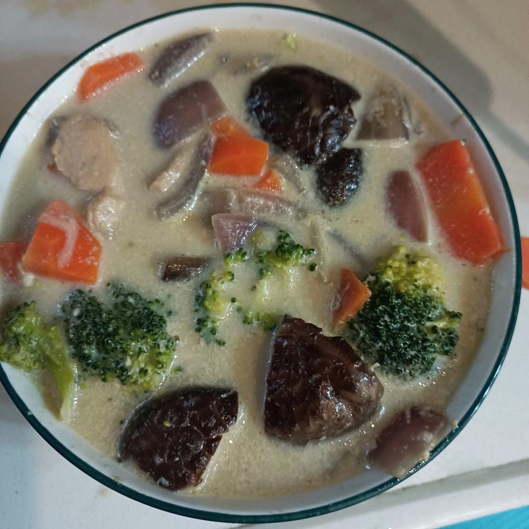 简单低脂八块钱成本的日式炖菜|牛奶🥛炖鸡肉