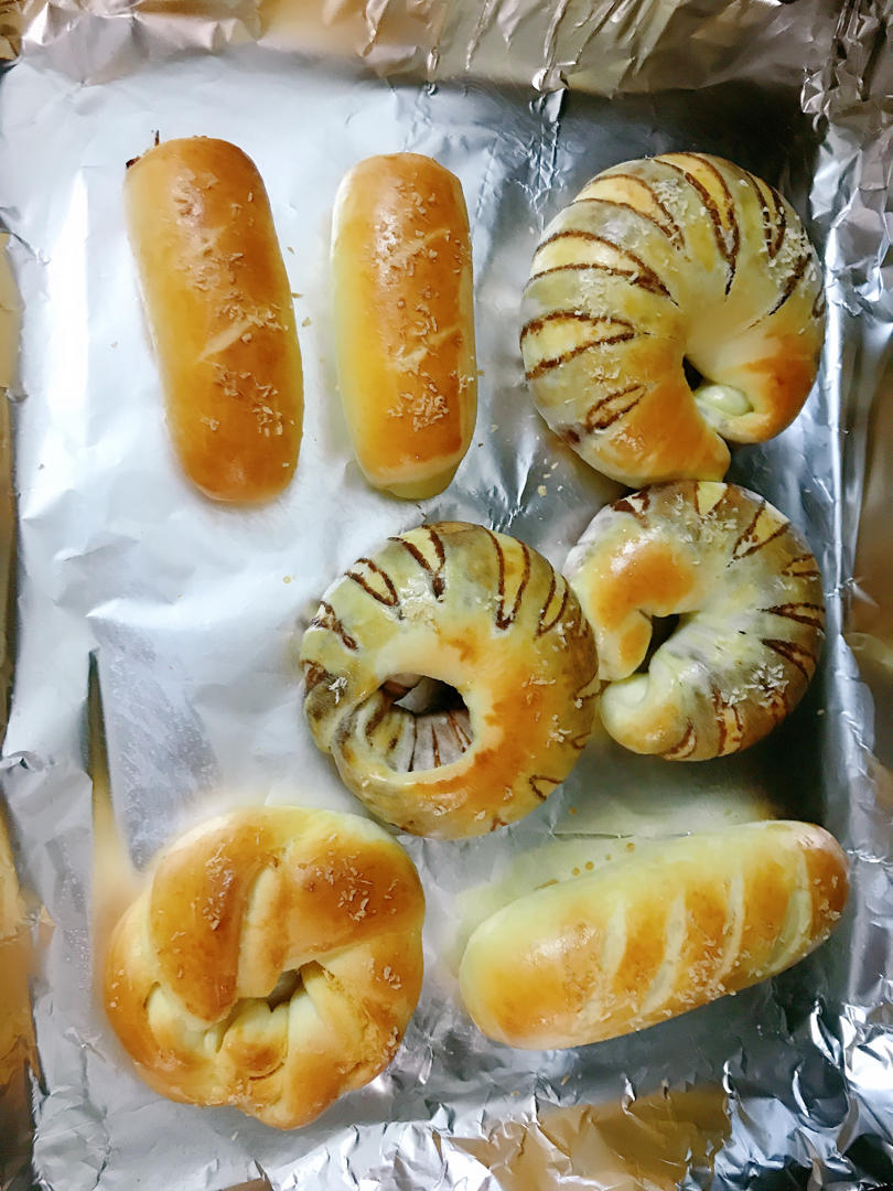 童年的记忆～豆沙面包圈烤箱版 简单易做新手必成功！