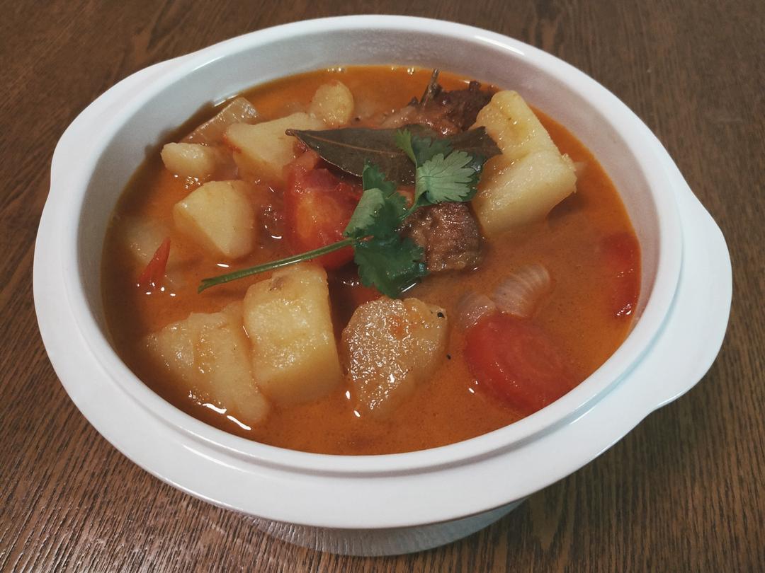 番茄土豆炖牛腩