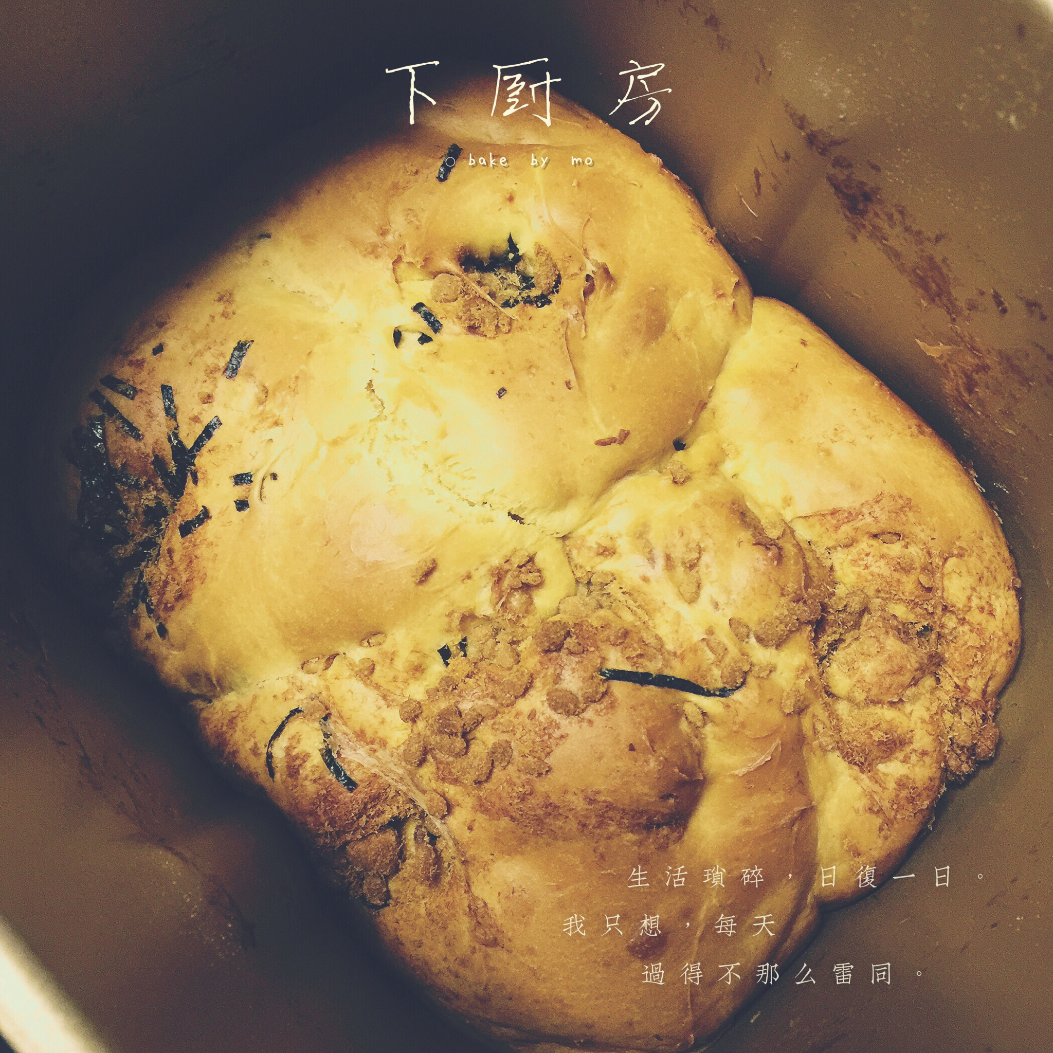 海苔肉松吐司(松下面包机版）