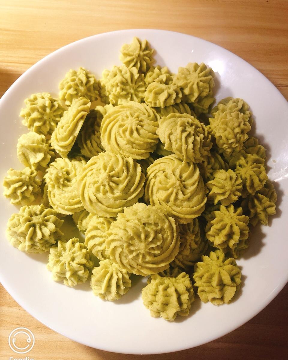 酥掉渣的抹茶珍妮曲奇