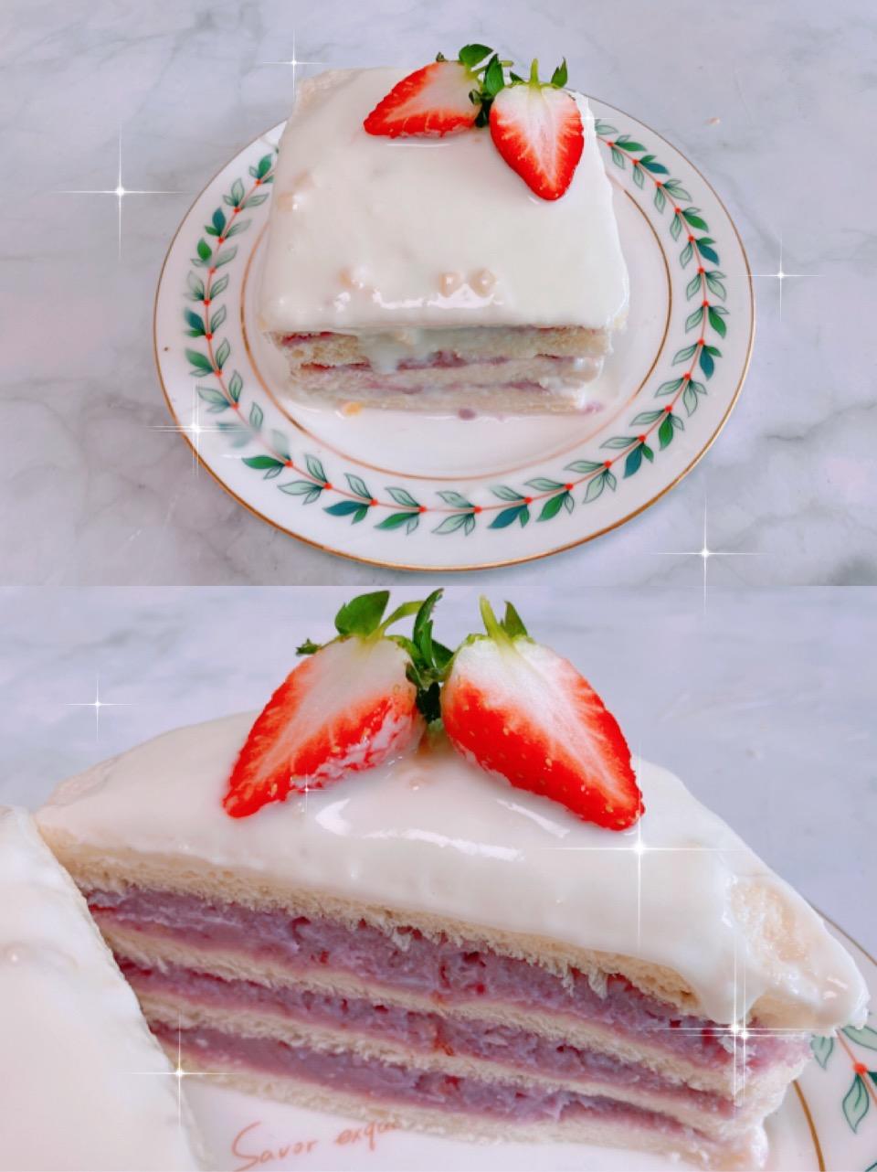 酸奶芋泥吐司蛋糕🍰🍰🍰的做法