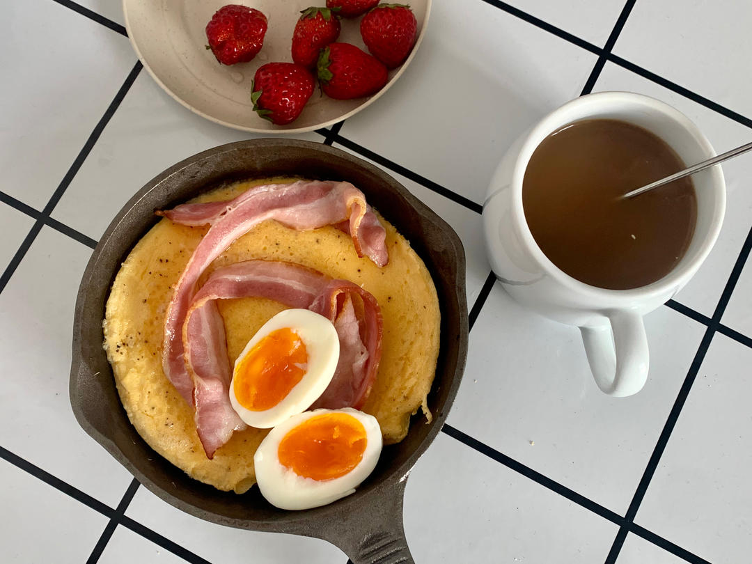 🥓Dutch Baby | 咸口培根太阳蛋荷兰松饼