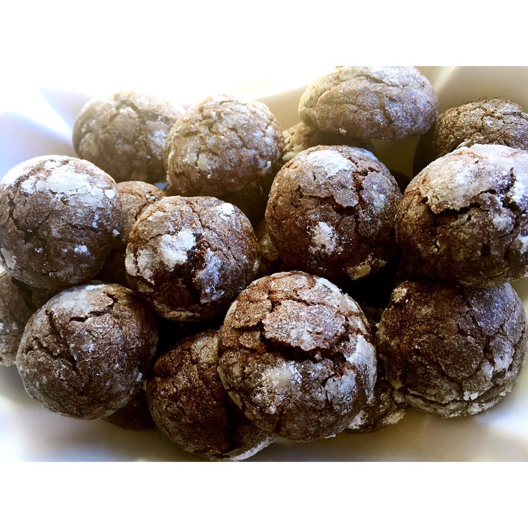 巧克力裂纹曲奇