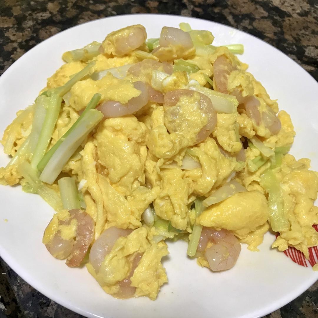 虾仁韭黄炒蛋