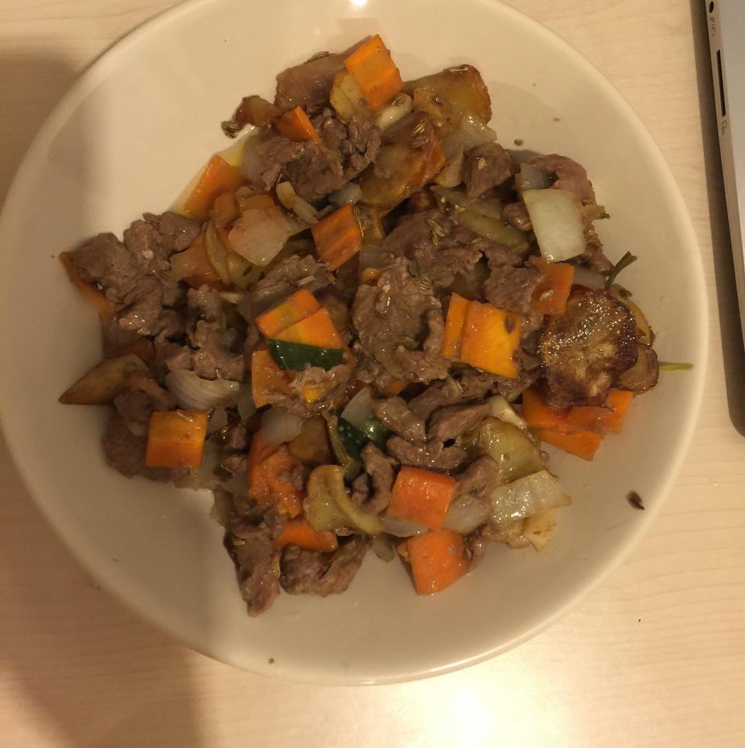 烧烤牛肉 盖饭的做法