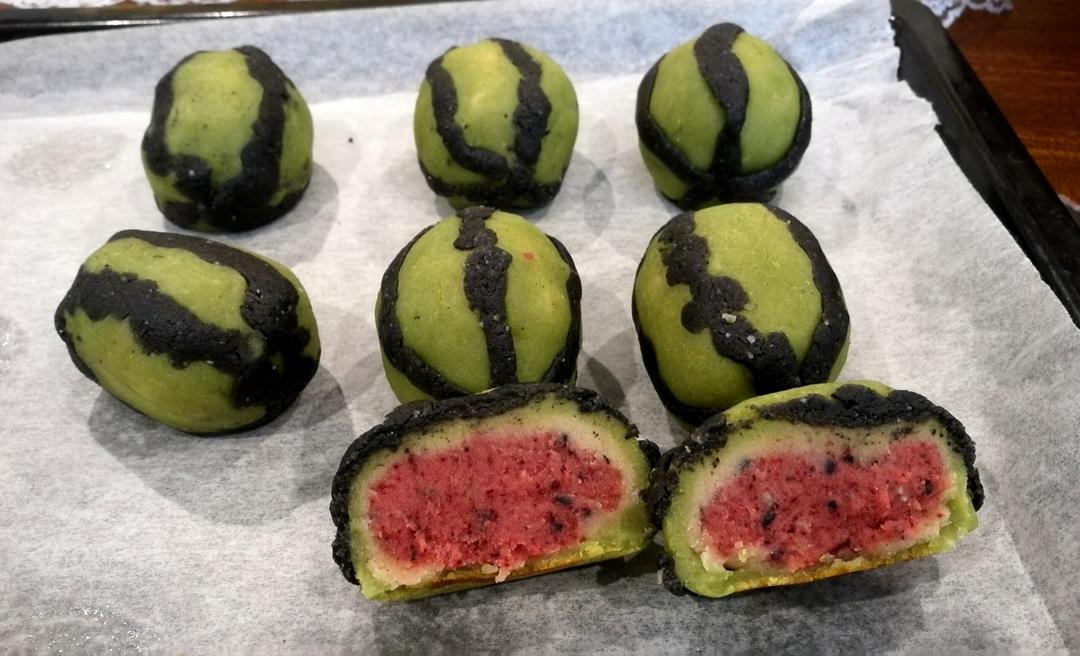 详细步骤手工桃山皮月饼