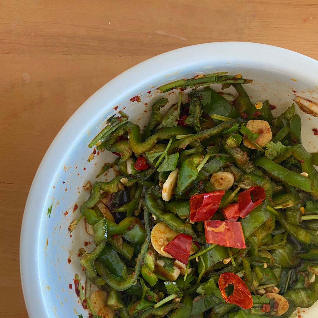 连吃N天都不过瘾‼️香辣爽脆巨开胃〰️腌辣椒