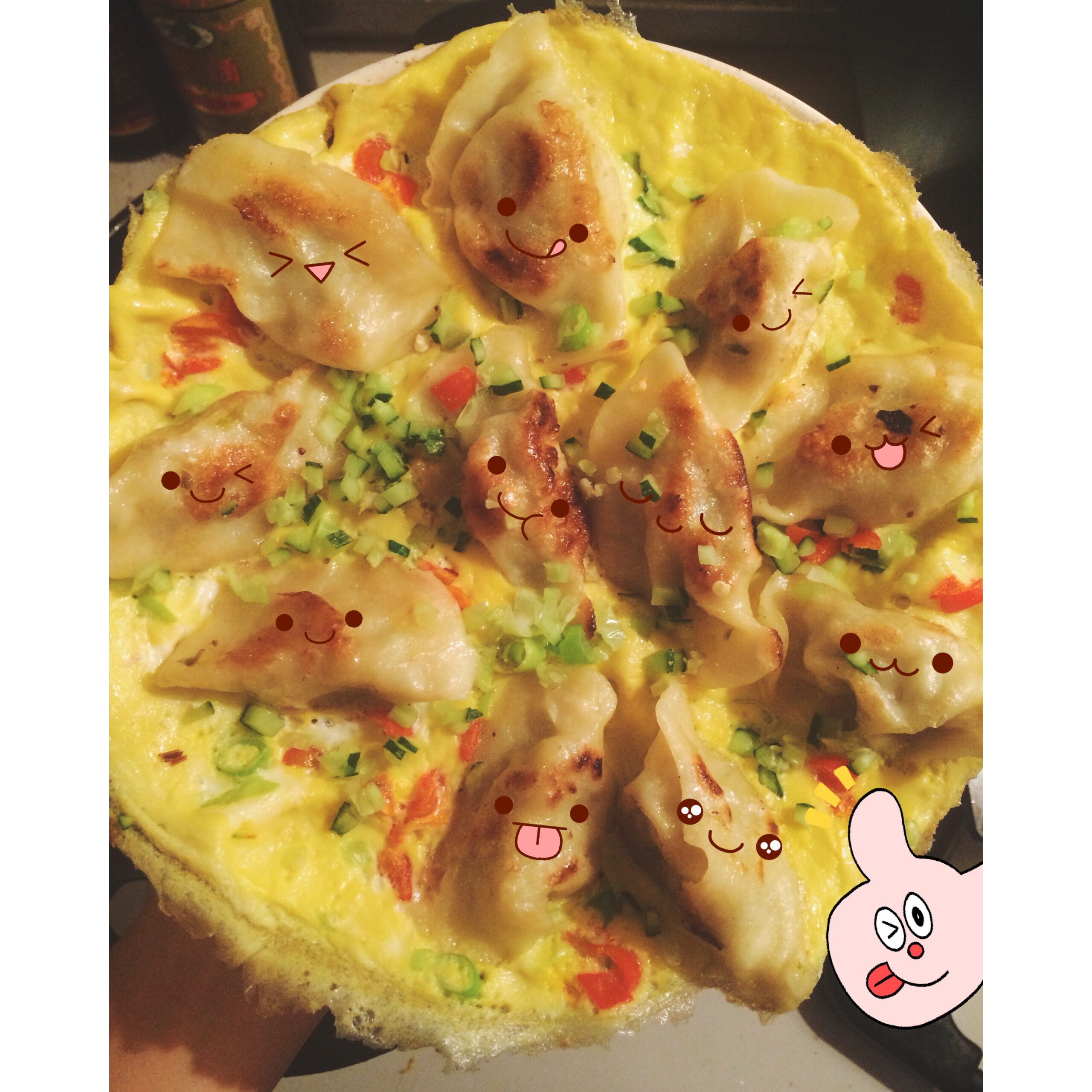 蛋抱煎饺（速冻饺）