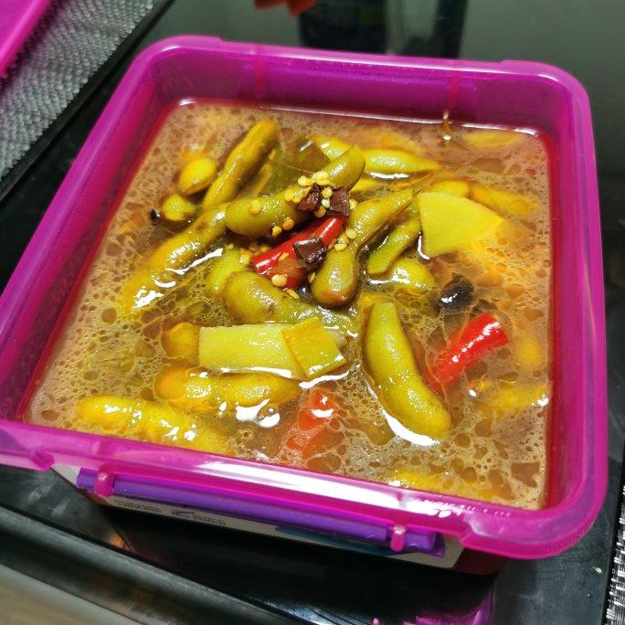 香辣煮毛豆.五香毛豆