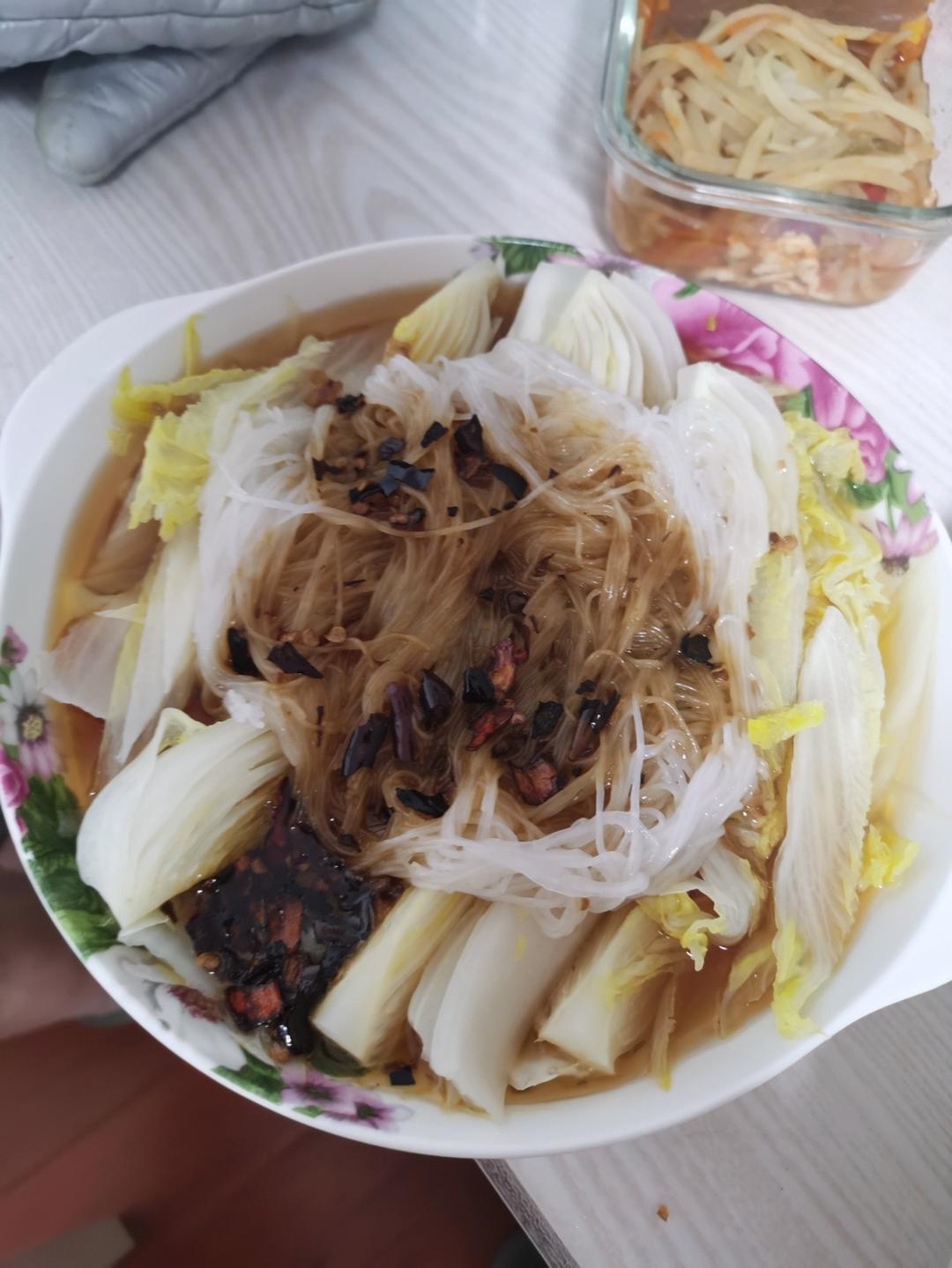 蒜蓉粉丝娃娃菜