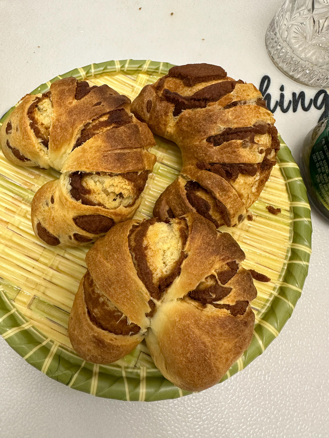 低筋面粉做的红豆沙面包