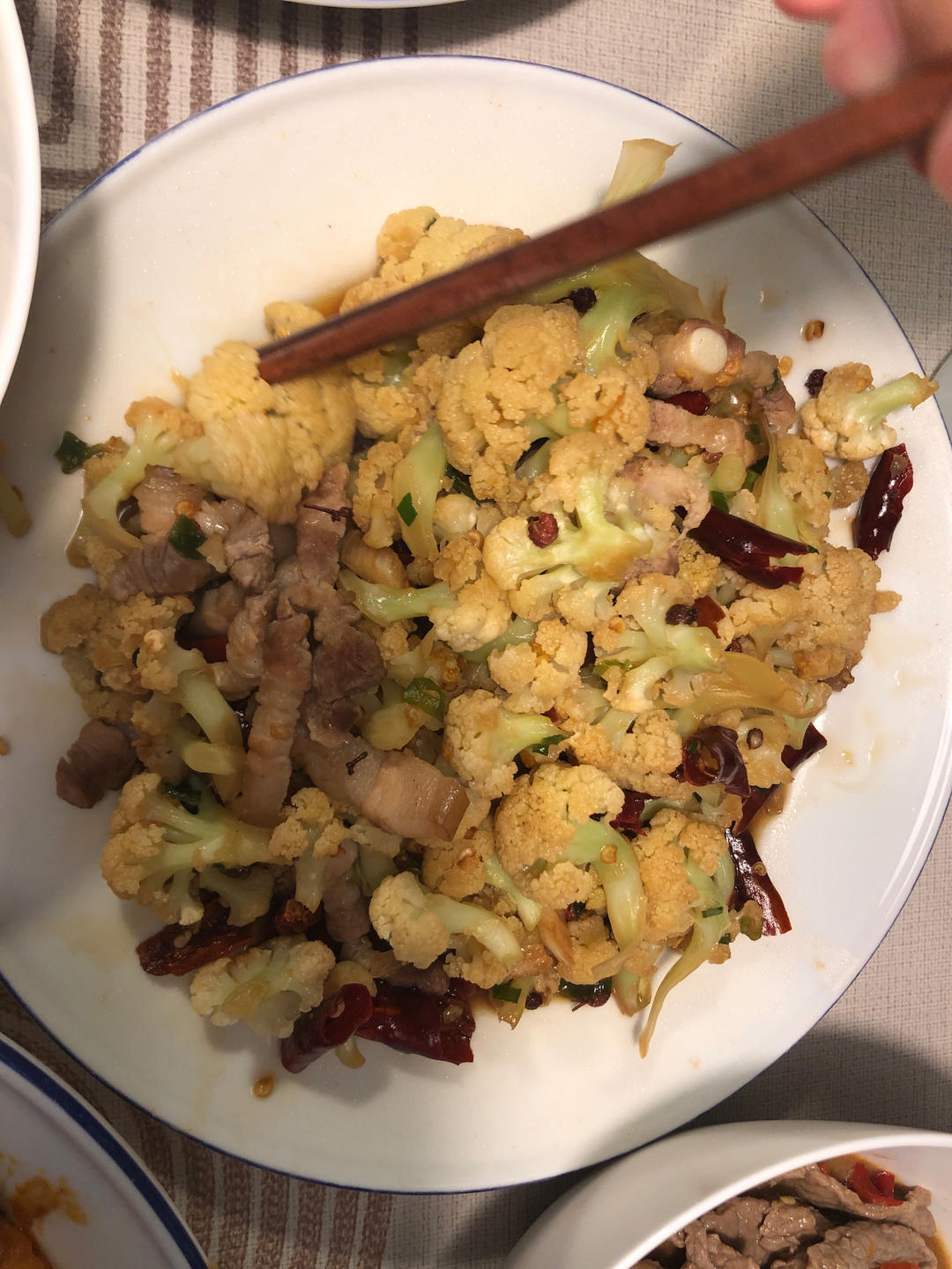 干锅有机花菜