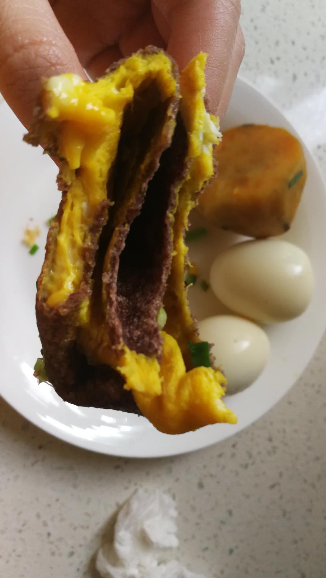 减脂期自制100%全麦卷饼