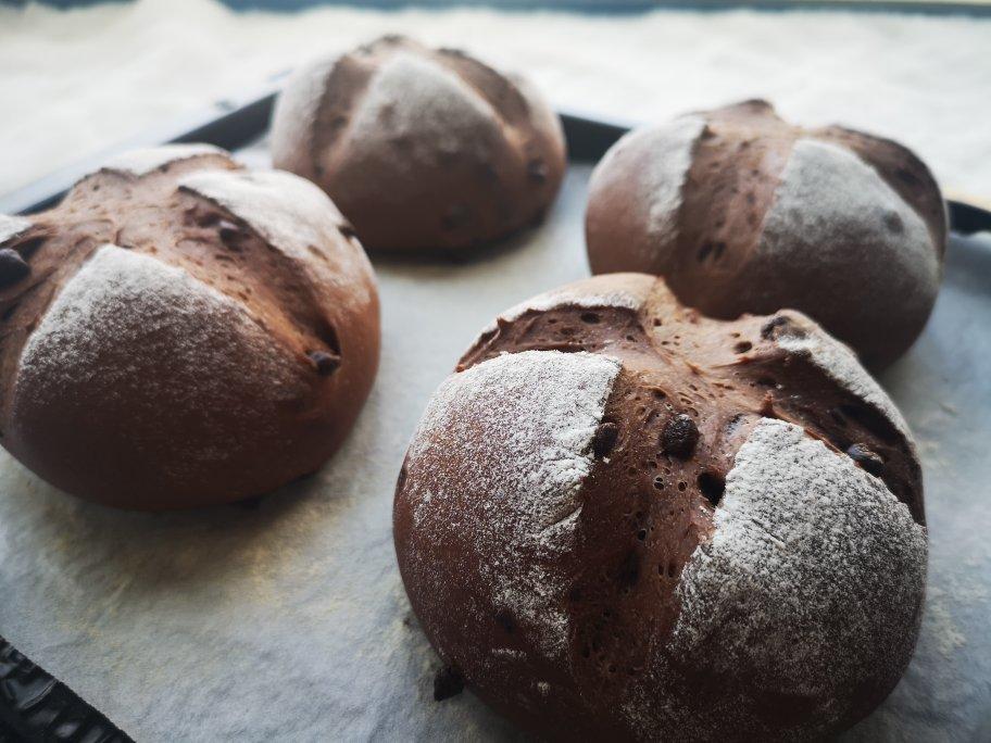 香蕉巧克力软欧