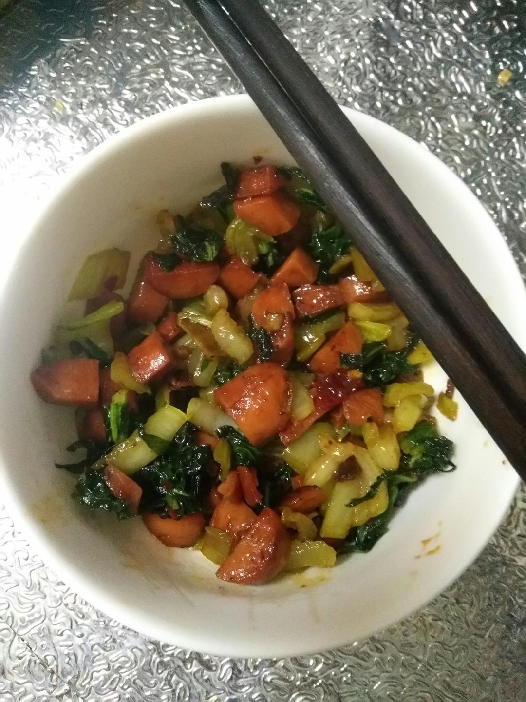 火腿小油菜