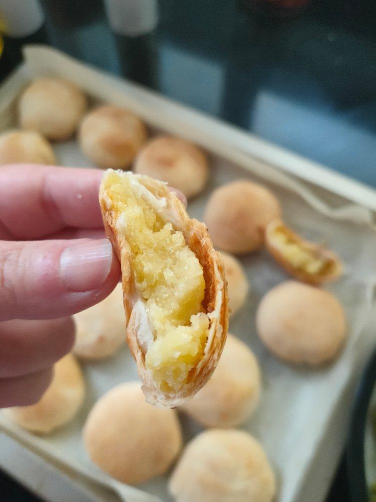 酥皮绿豆饼   酥得掉渣渣