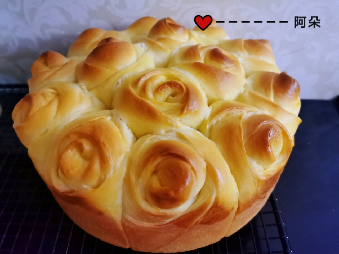 玫瑰花🌹面包的做法