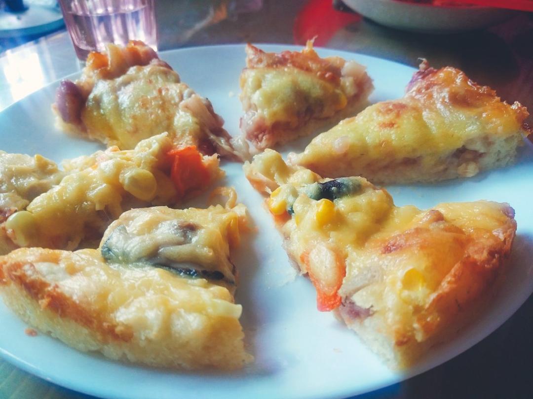 八寸披萨（附带饼皮做法）