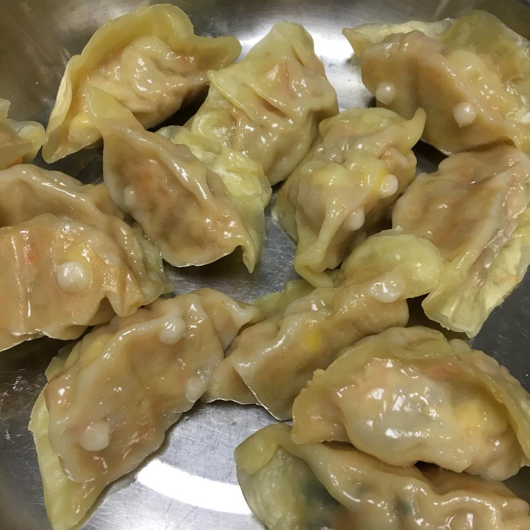 玉米红萝卜饺子