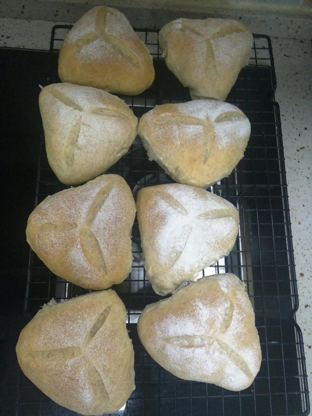 全麦红豆面包