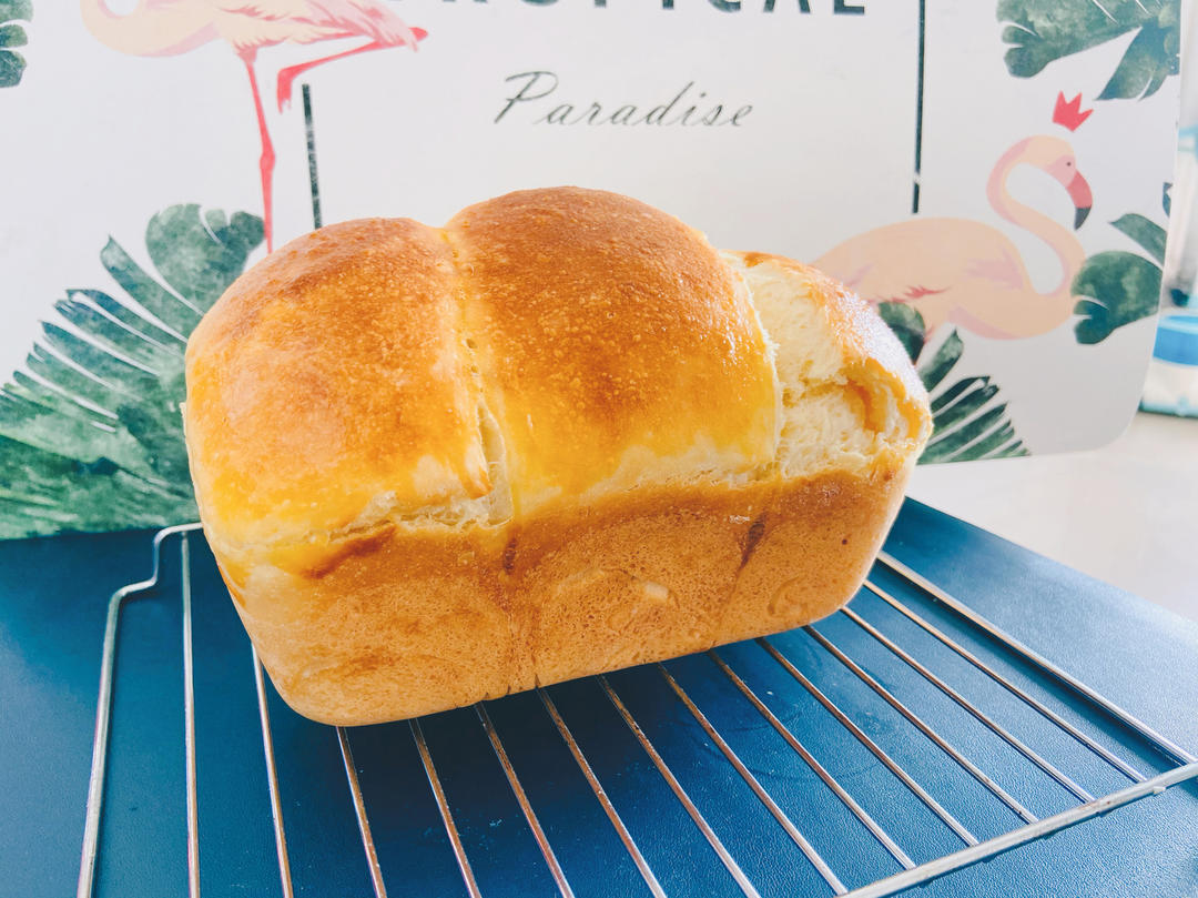 【小高姐】柔软牛奶吐司 奶香浓郁 无需机器 全手工操作