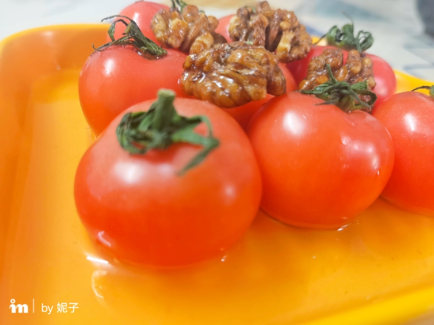 沙律核桃酿小番茄的做法