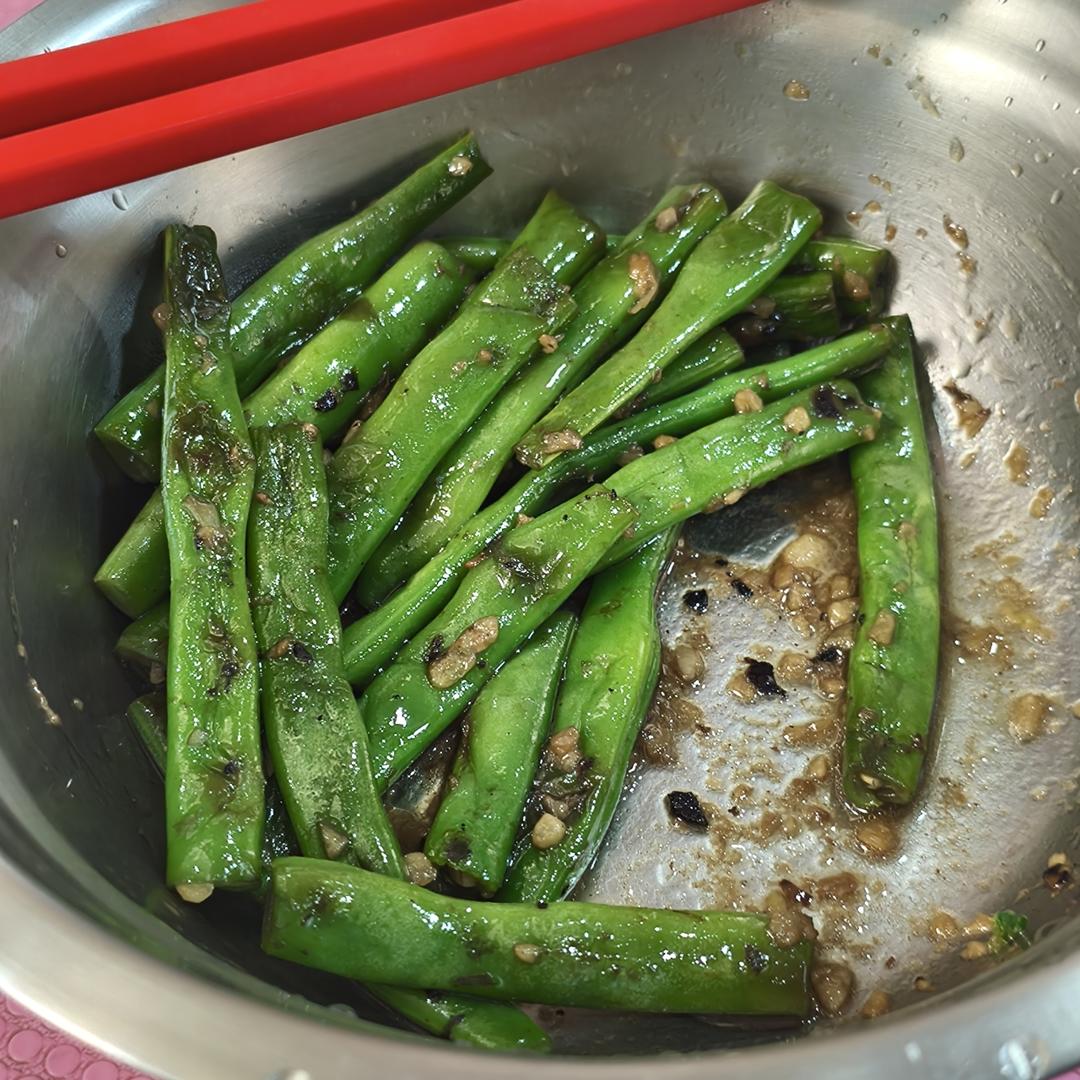 家常小炒四季豆，蔬菜就是要清爽鲜甜