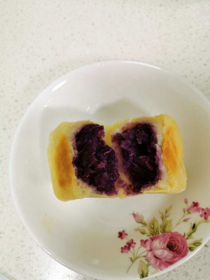 低卡山药紫薯糕的做法 步骤12