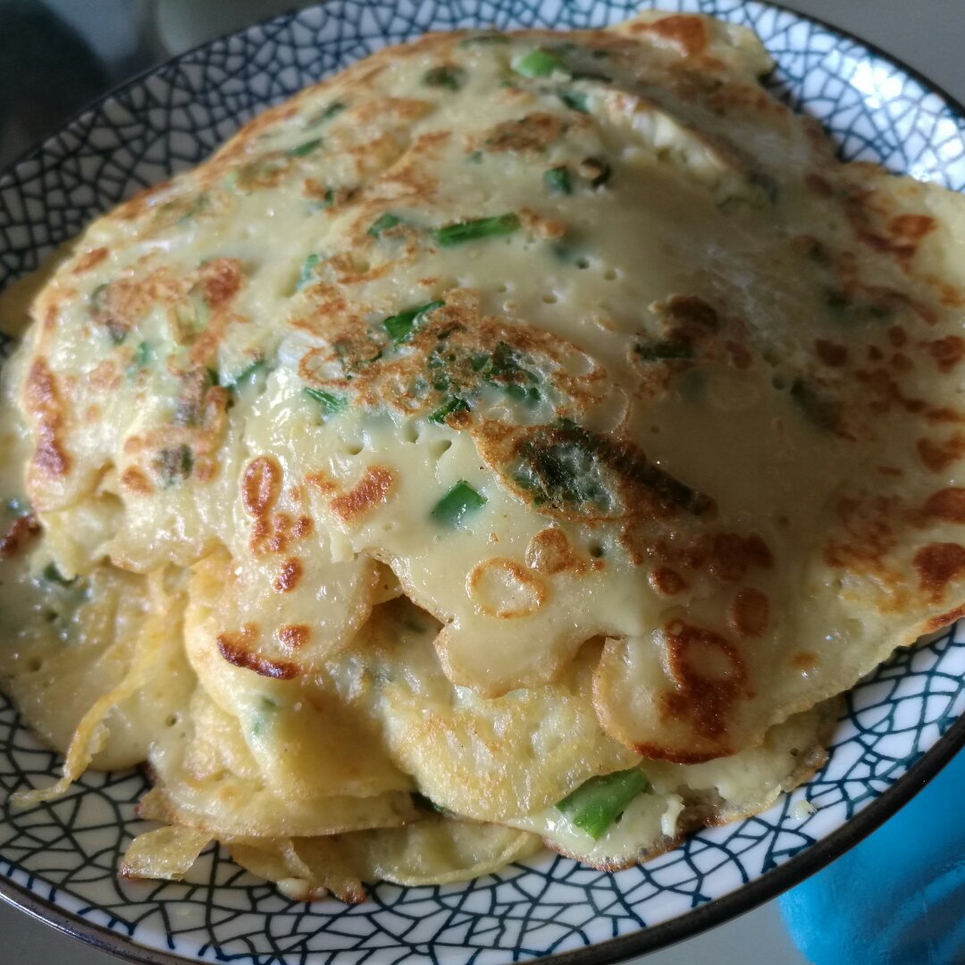 大妞妞妞做的面糊饼