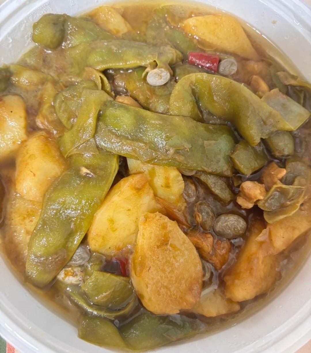 家常油豆角