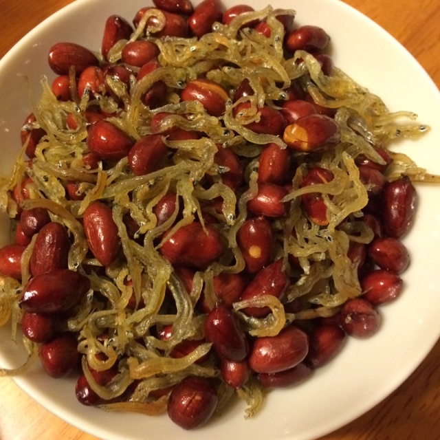 丁香鱼炒花生