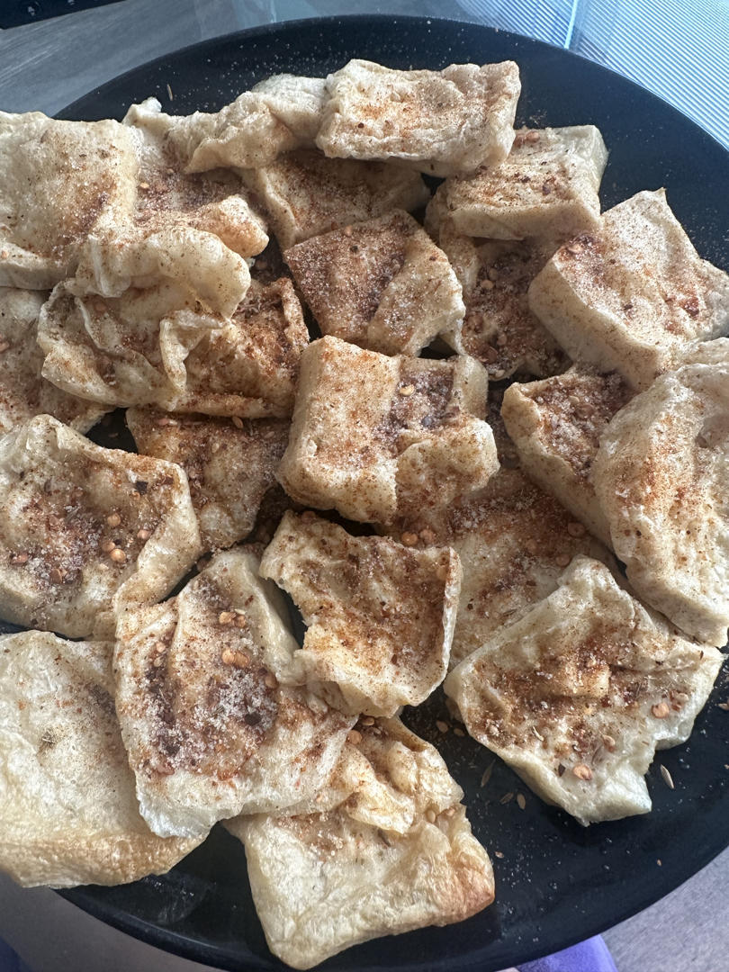 空气炸锅烤千页豆腐