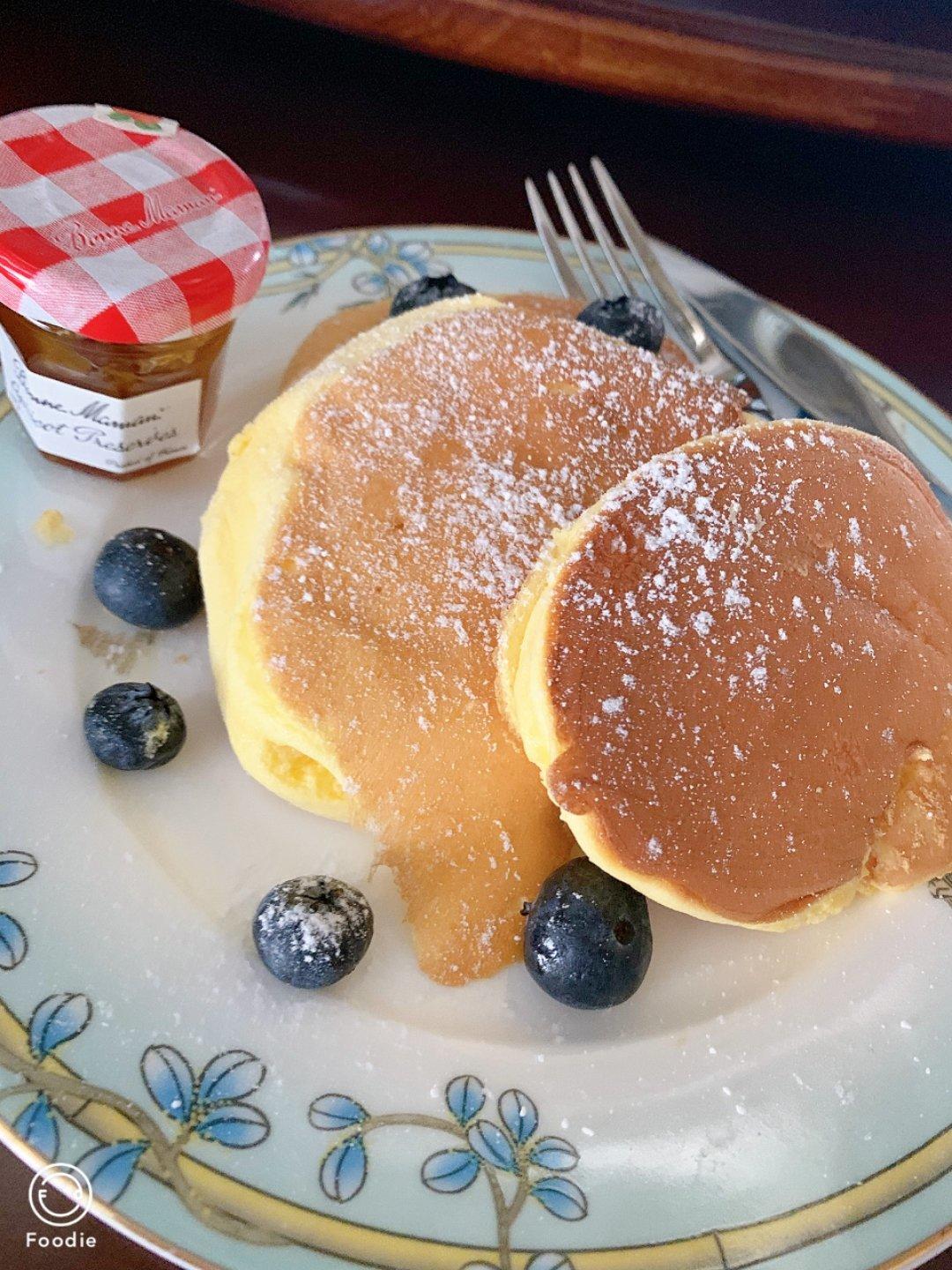 原味无油日式舒芙蕾厚松饼