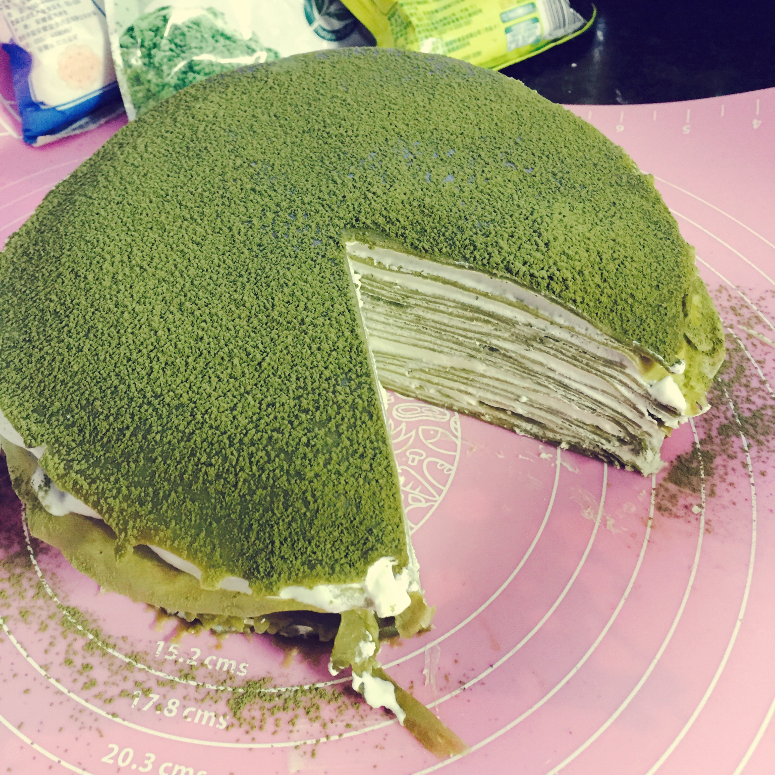 抹茶千层蛋糕