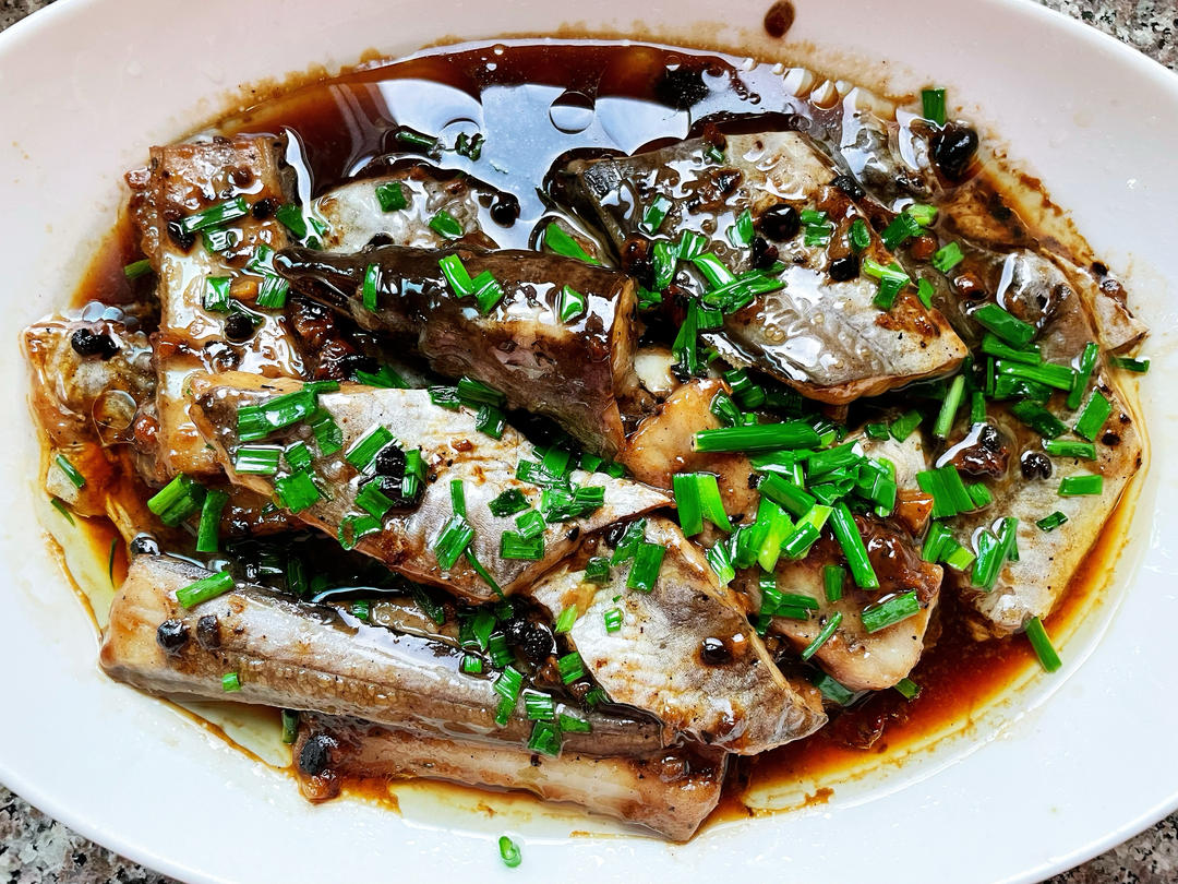 豆豉蒸鳗鱼