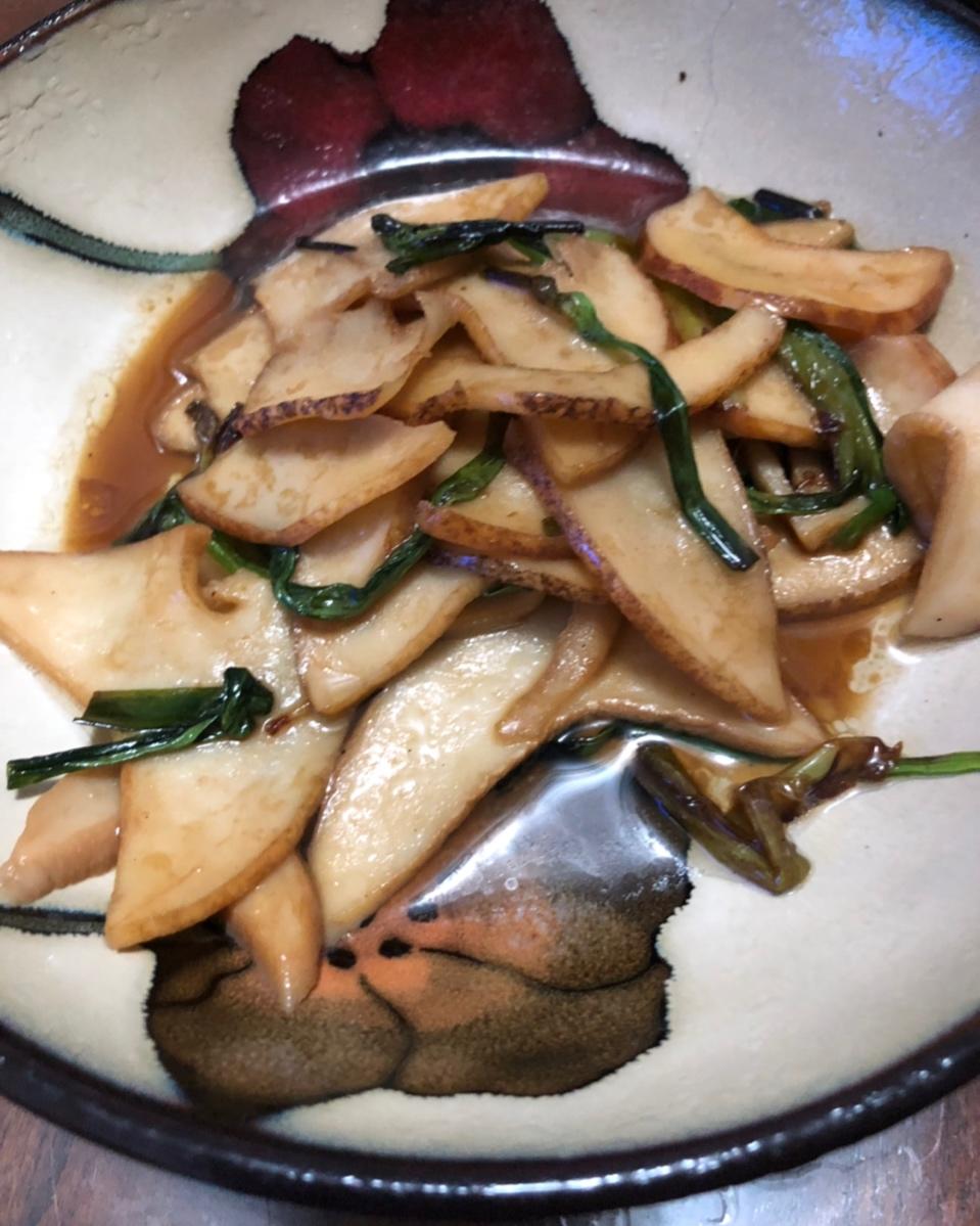 葱烧鲍鱼片