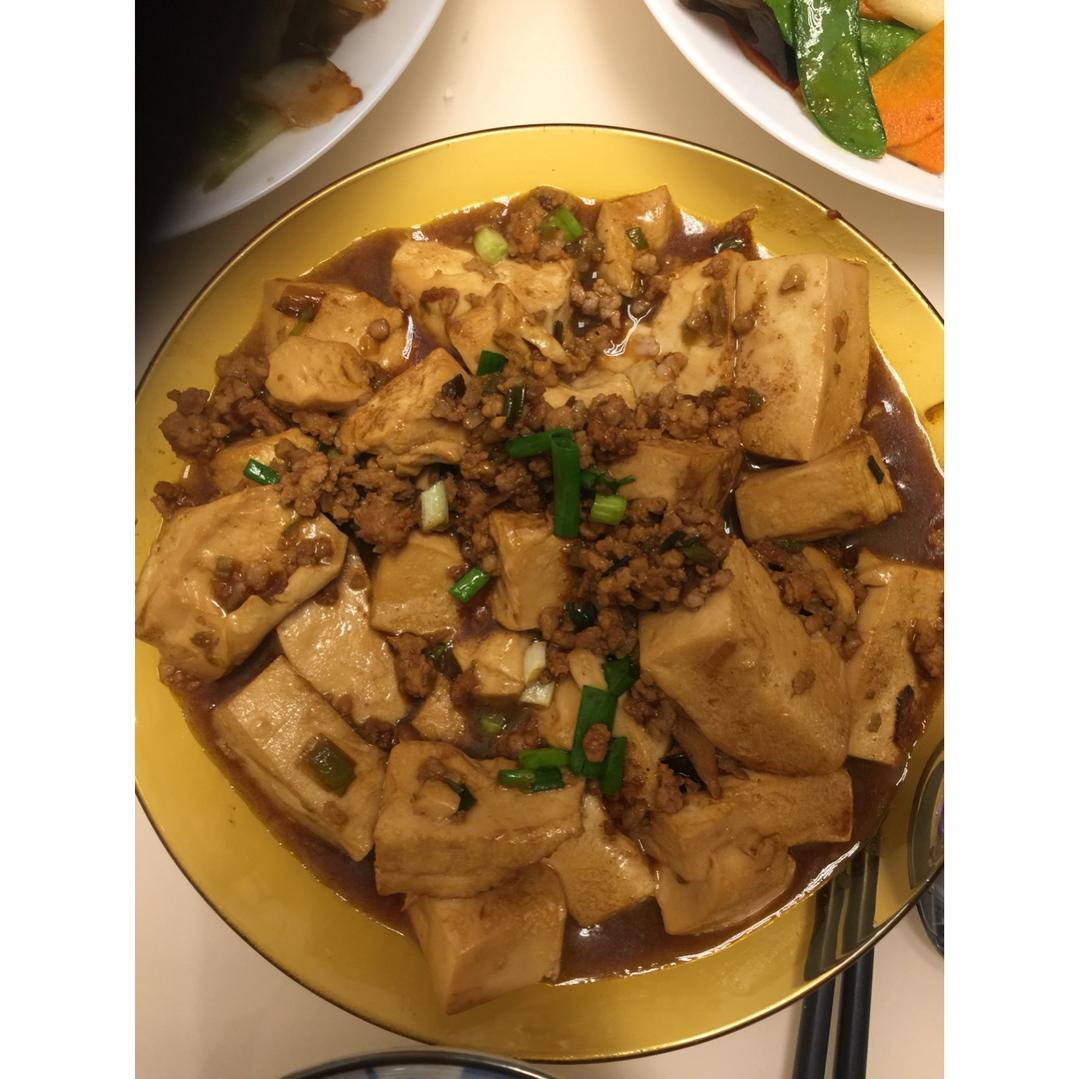 家常红烧肉末豆腐