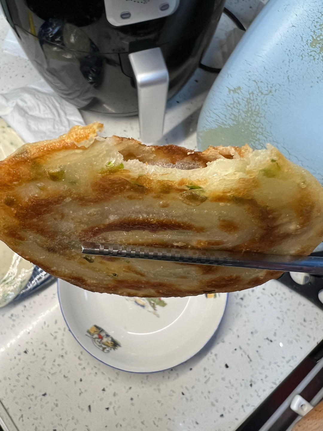堂妈教你做飘香葱油饼