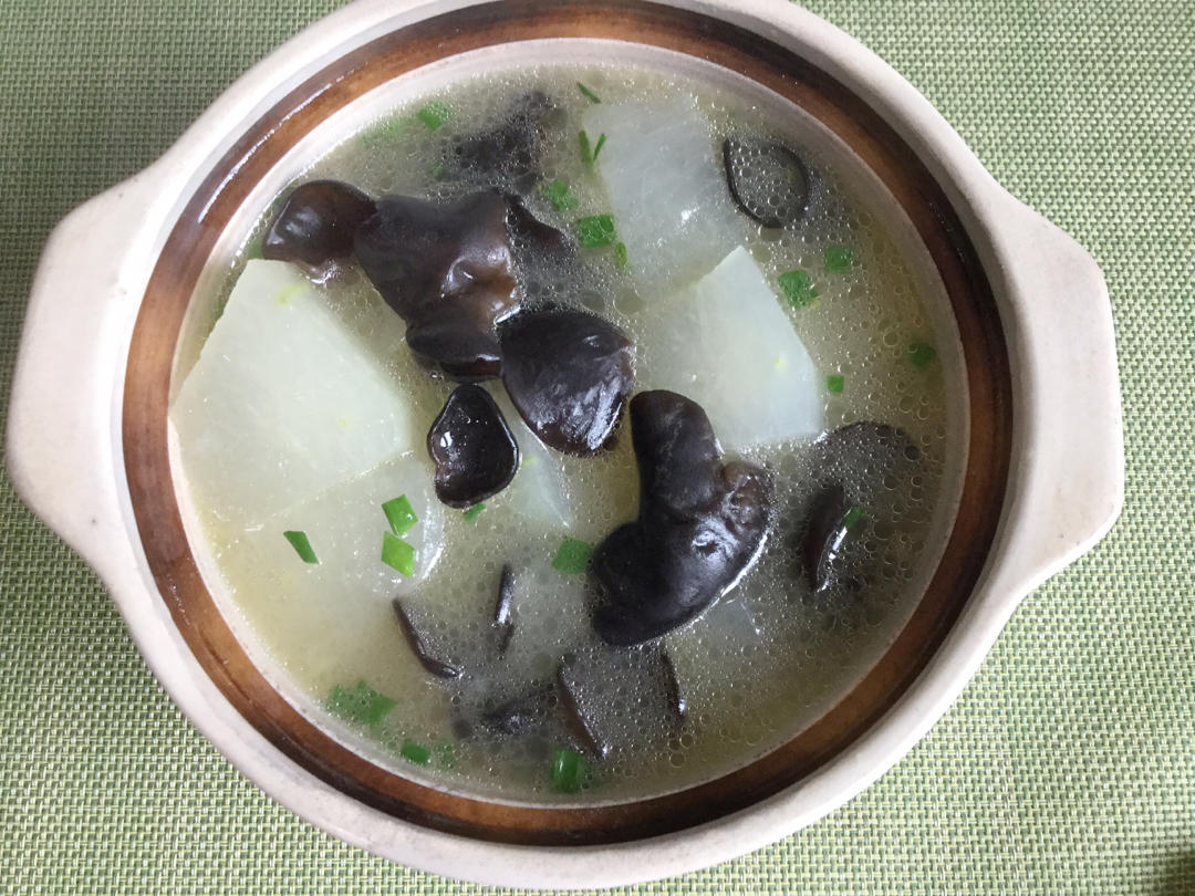 幸福快乐的北方人做的冬瓜汤