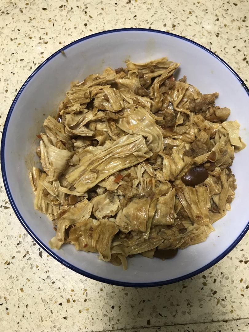 超级下饭的腐竹炖肉！