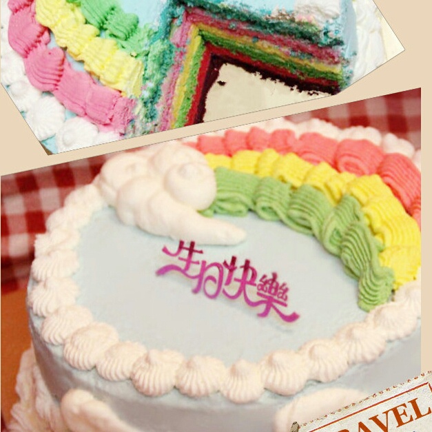 彩虹蛋糕
