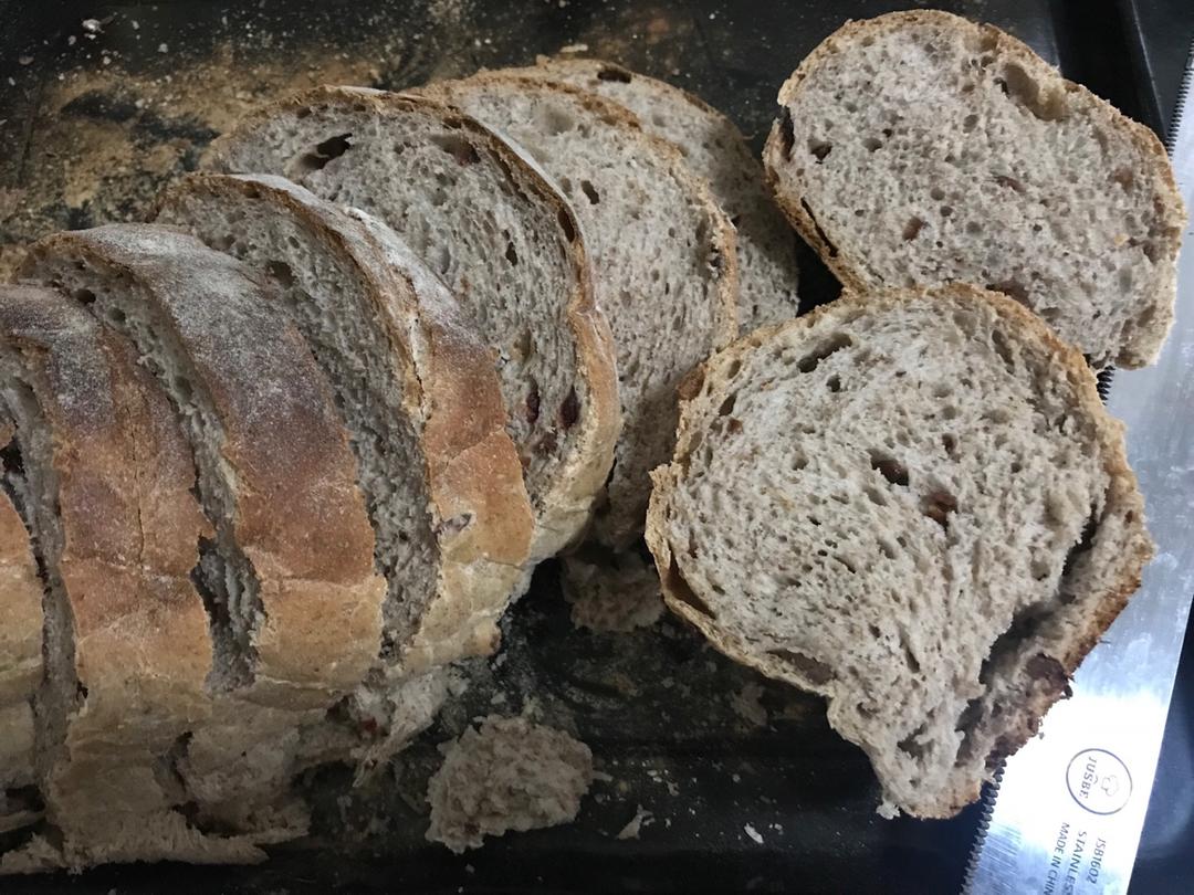 全麦（黑麦）核桃主食面包
