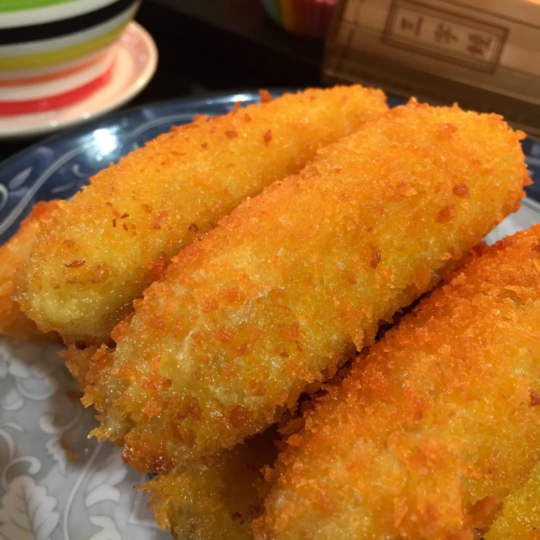 酥炸香蕉的做法 步骤6