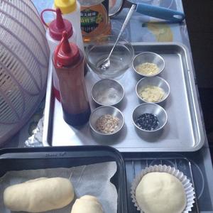 椰蓉豆沙面包（松下面包机）的做法 步骤2
