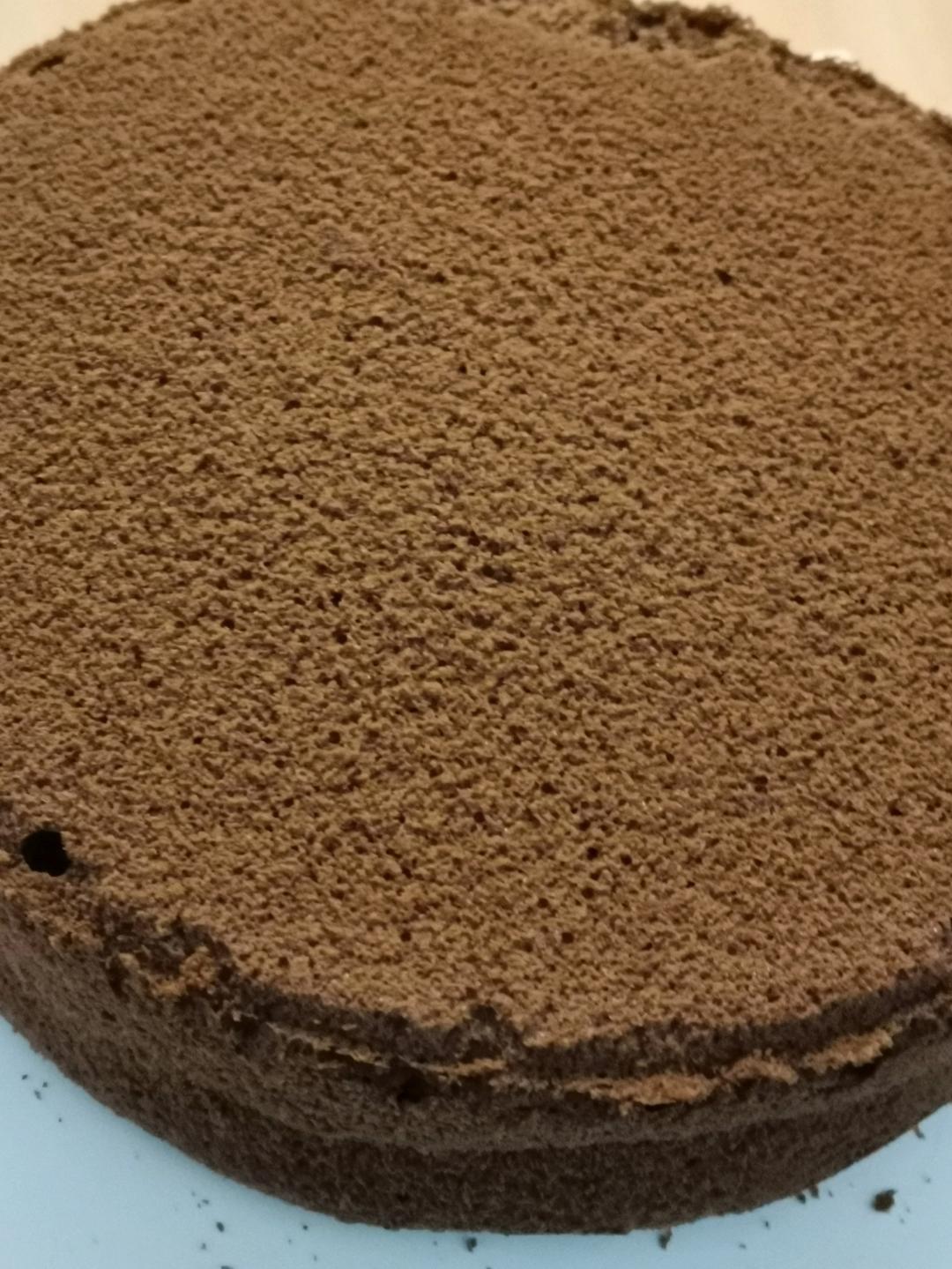 可可戚风蛋糕～8寸～百分百成功