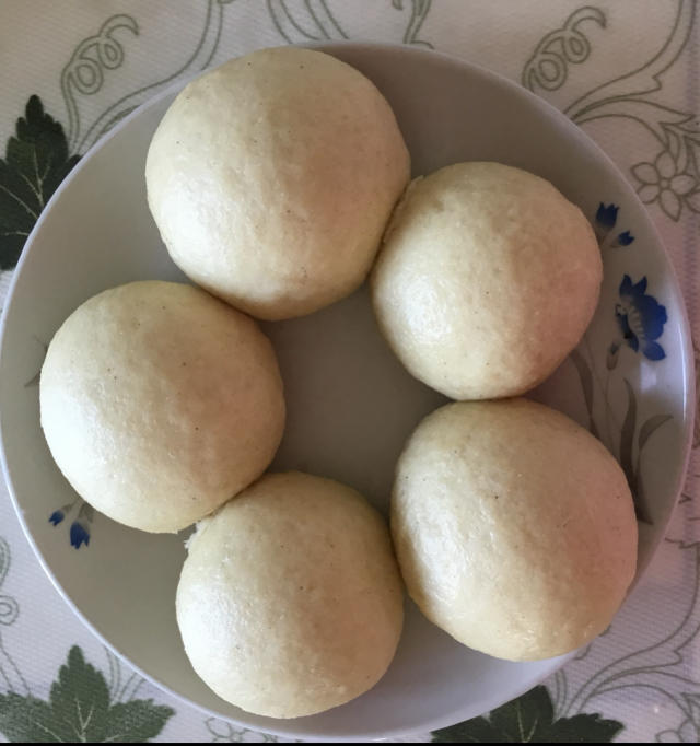 玉米白面馒头