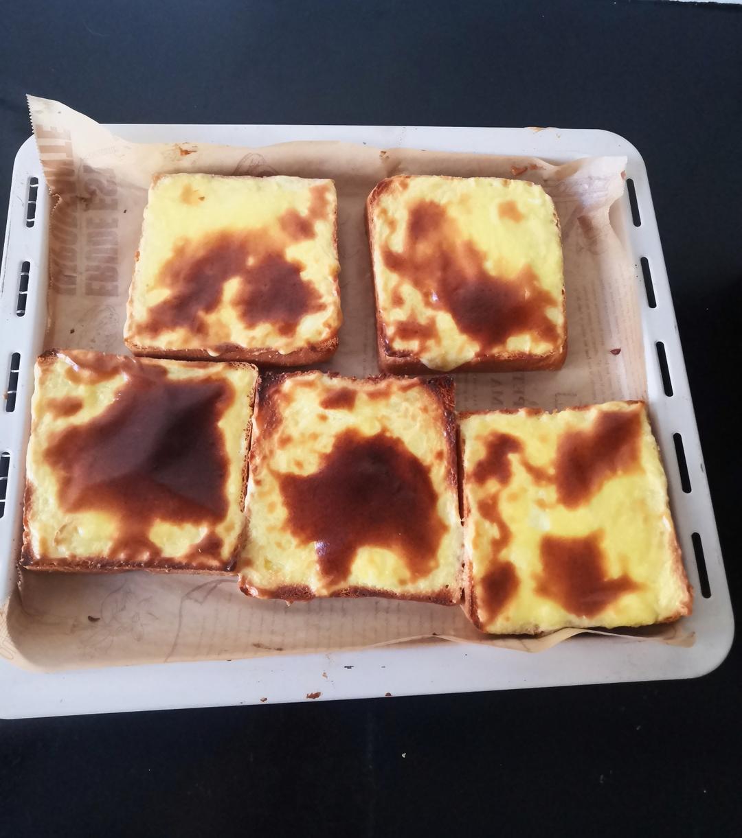 懒人版岩烧乳酪片快速消耗吐司片奶酪